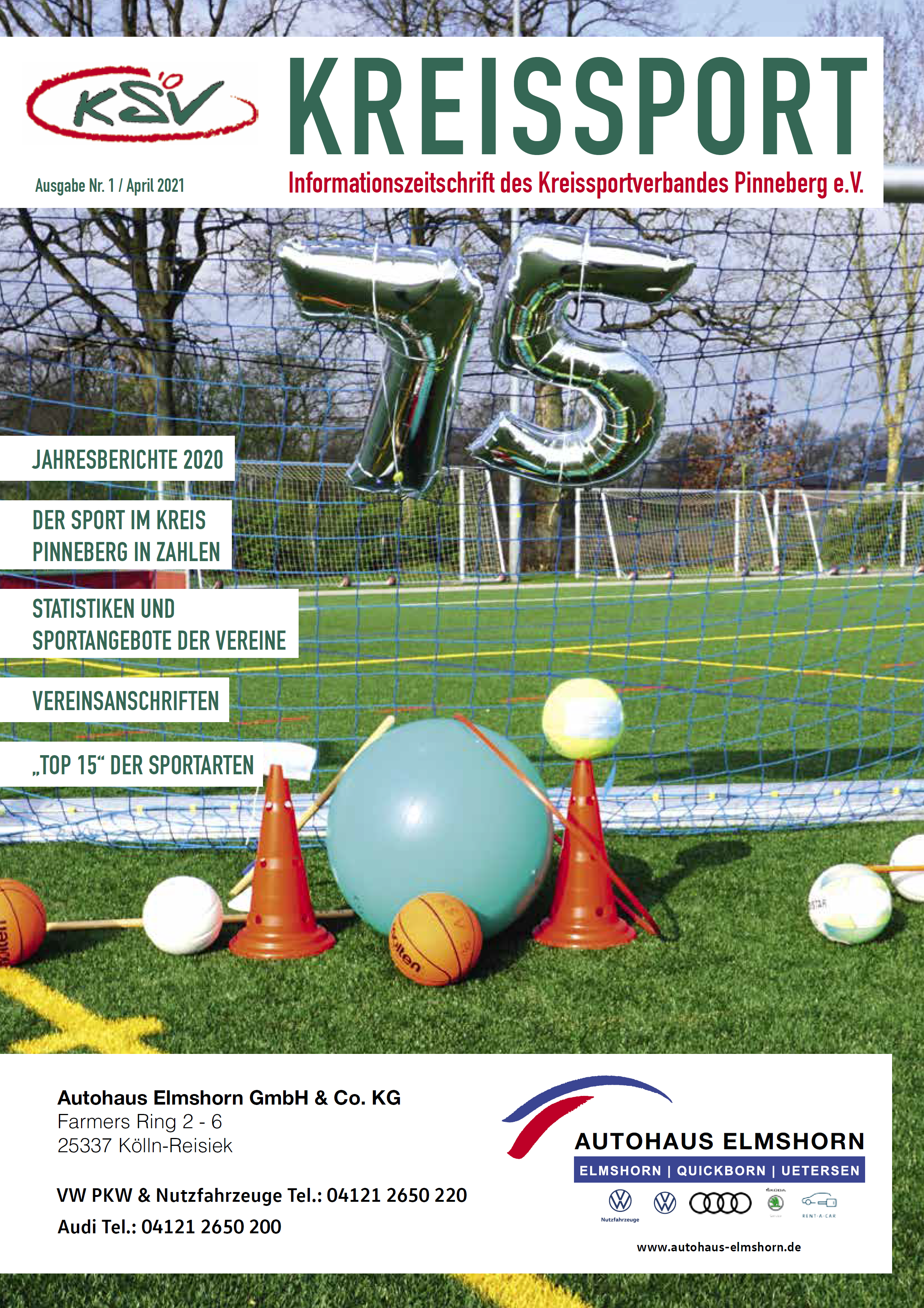 KREISSPORT April 2021 Deckblatt
