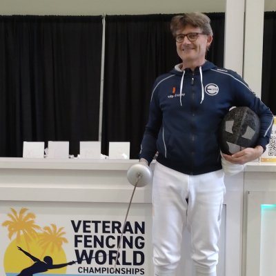 EMTV Fechter Gerald Hinz bei der Senioren-WM 2023 - Foto: Gerald Hinz