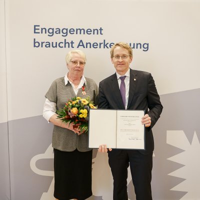 Verdienstmedaille des Verdienstordens: Antje Wehde wurde ausgezeichnet.