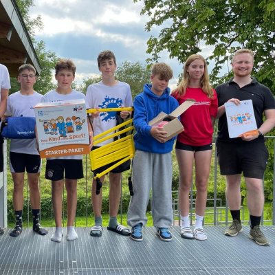 Verleihung des Starterpakets