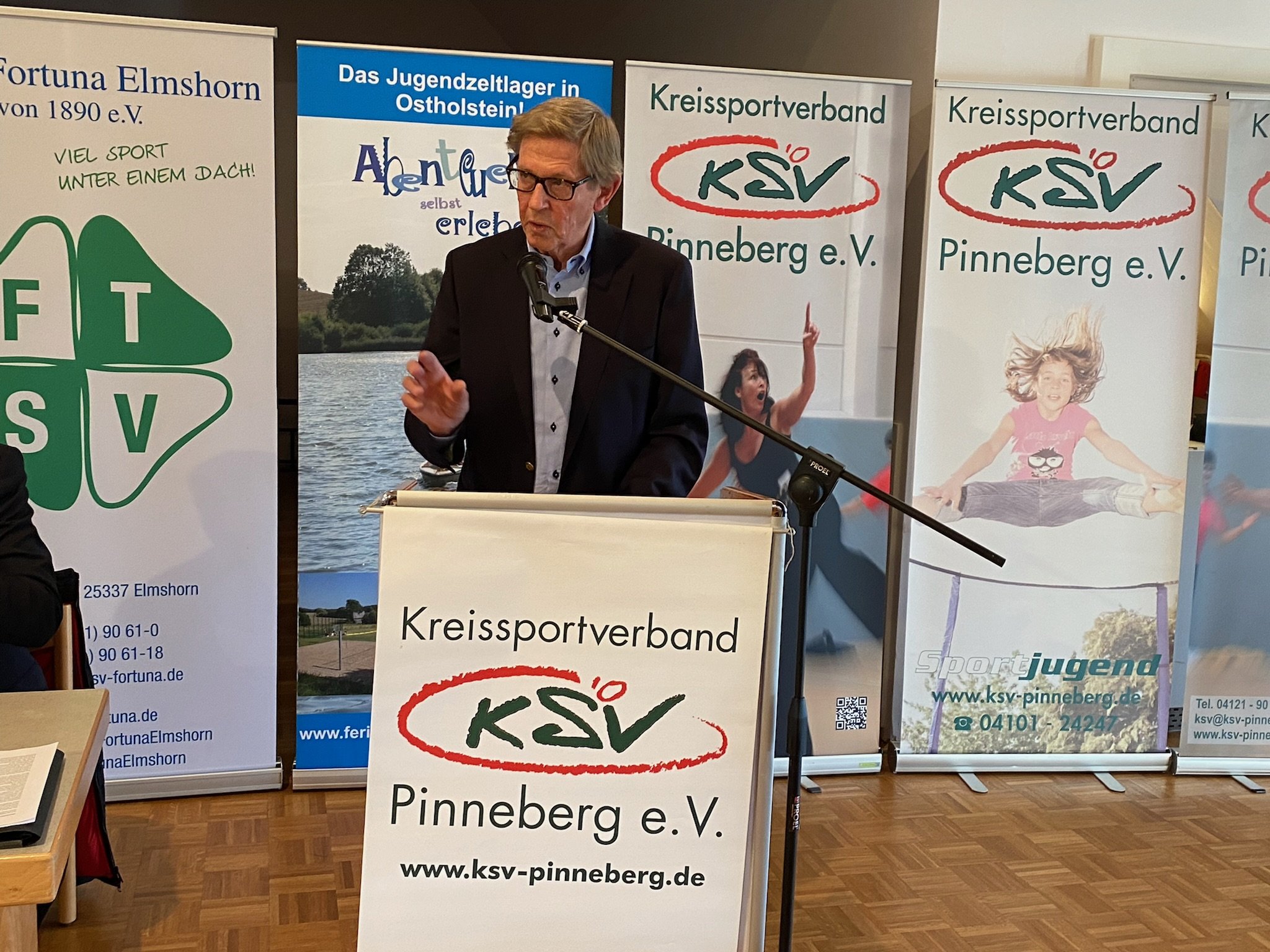 KSV Verbandstag 2022 - LSV-Präsident Hans-Jacob Tiessen - Foto: Christa Nordwald