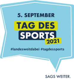 Tag des Sports 2021 - Sprechblase Tag des Sports 2021 - Sprechblase