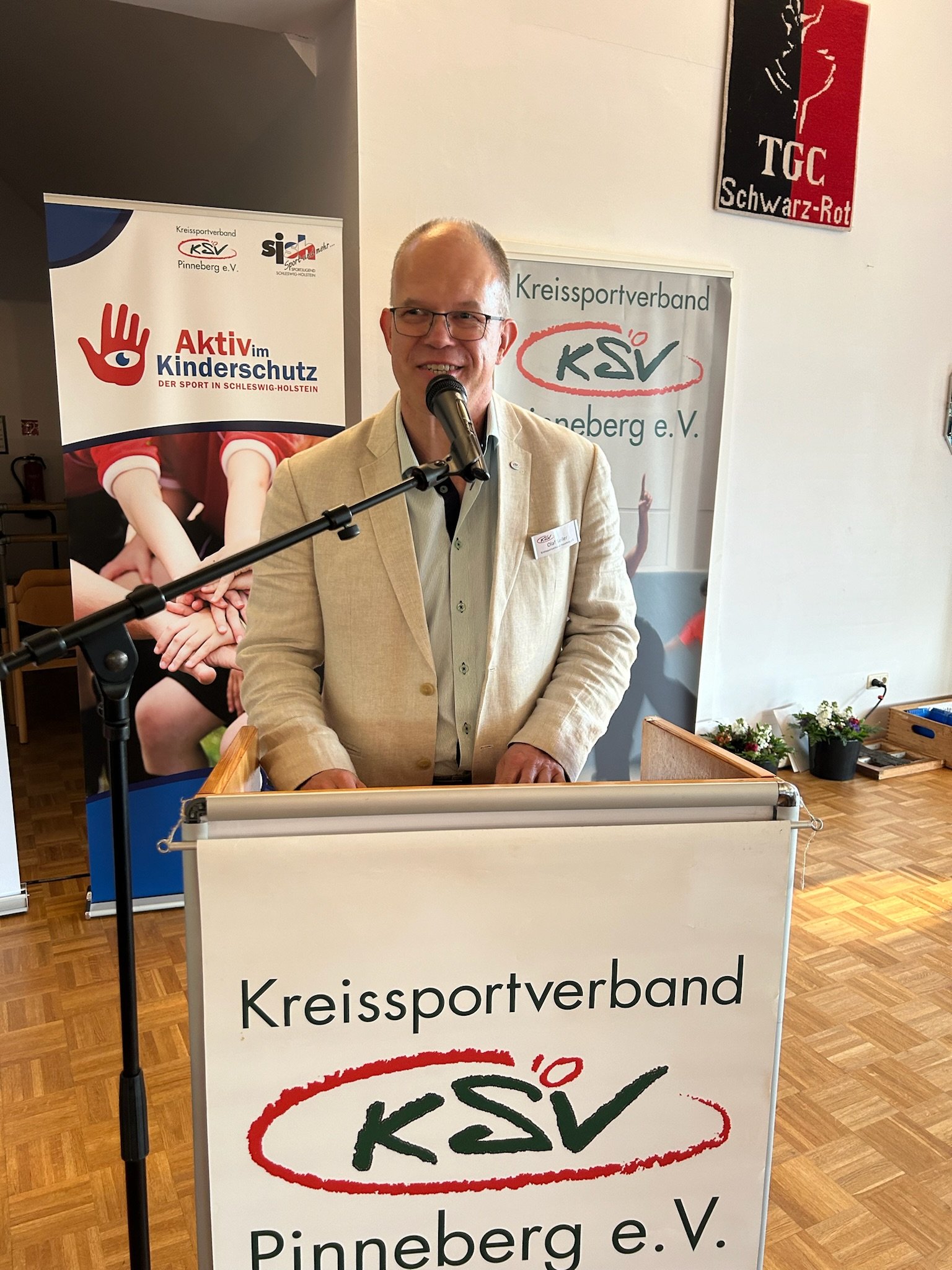 Olaf Seiler wurde als neuer Vorsitzender des KSV Pinneberg gewählt. - Foto: Christa Nordwald, KSV Pinneberg Olaf Seiler wurde als neuer Vorsitzender des KSV Pinneberg gewählt. - Foto: Christa Nordwald, KSV Pinneberg