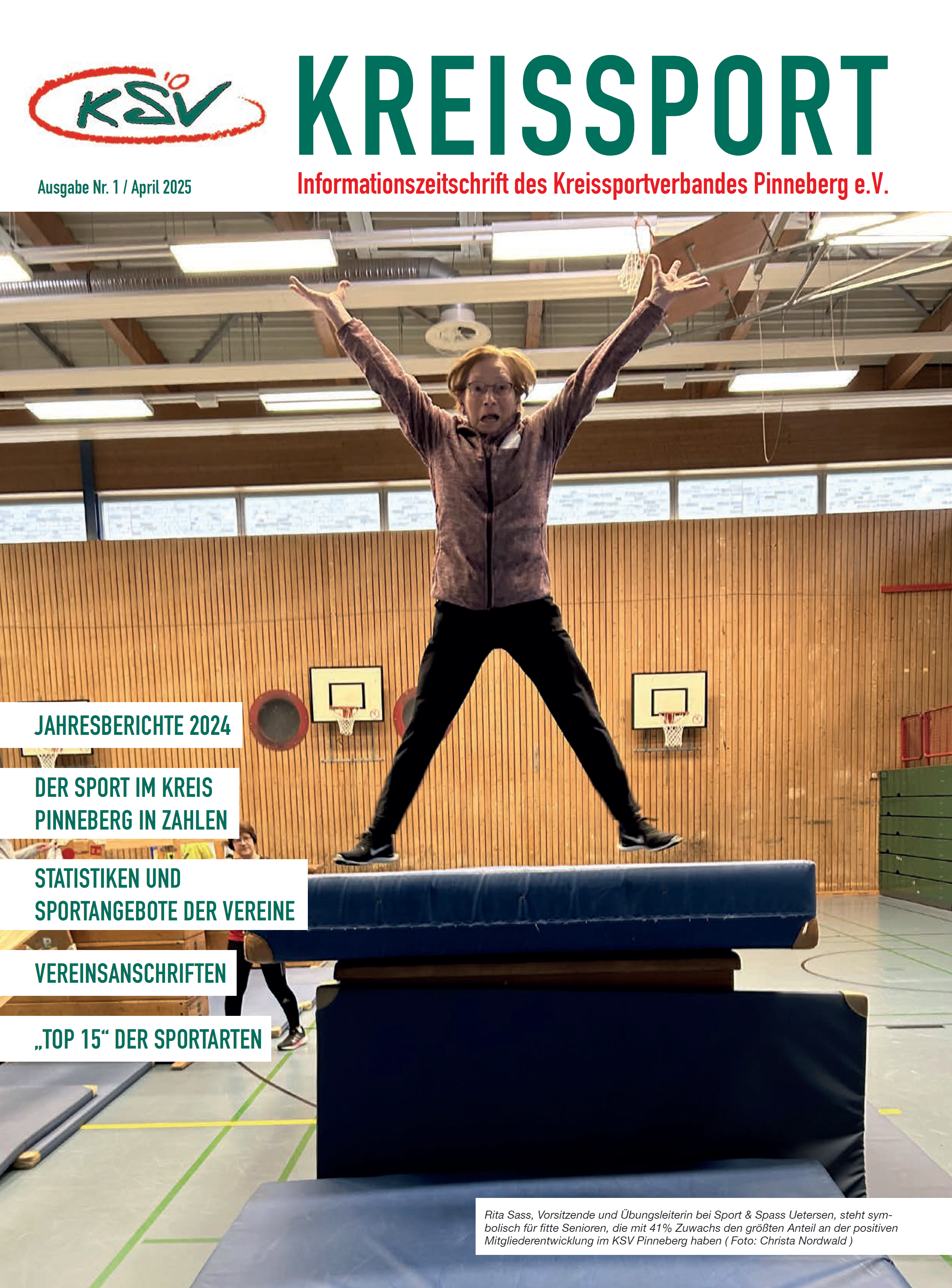 Kreissport 2025 Titelseite Kreissport 2025 Titelseite