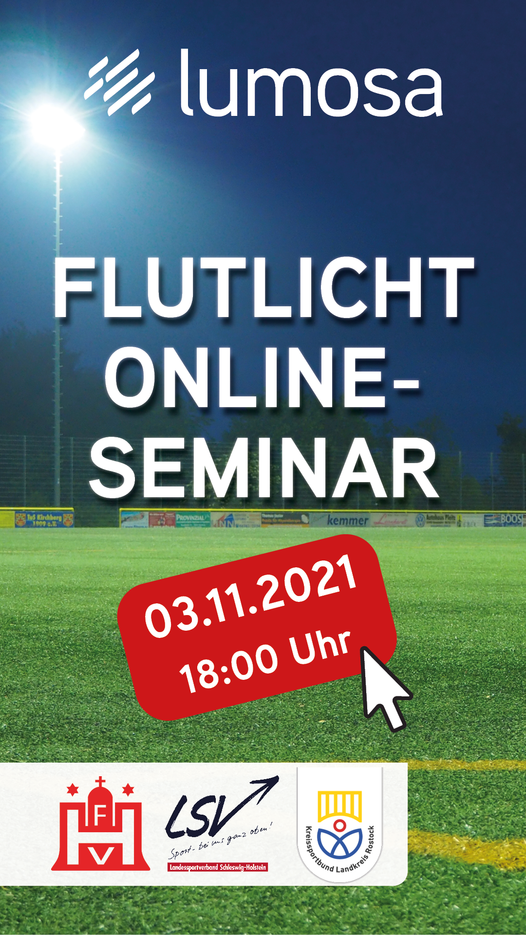 lumosa Online-Seminar Flutlicht 03.11.2021